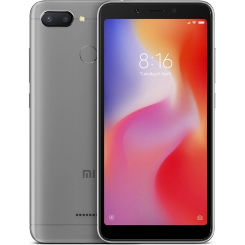 Смартфон Xiaomi Redmi 6, 4.64 ГБ, серый